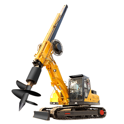 Piloteadora Rotativa sobre Orugas